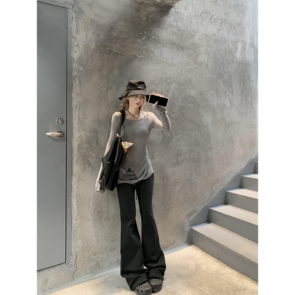 Set Áo Len Dài Tay Phong Cách Hàn Quốc + Áo tank top Hai Mảnh