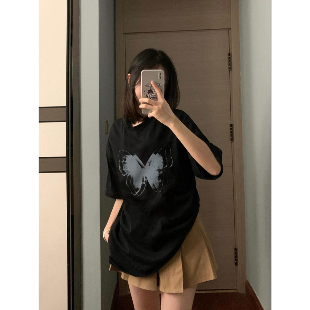 Áo Thun Tay Ngắn Màu Trắng Chất Liệu cotton Cao Cấp Thời Trang