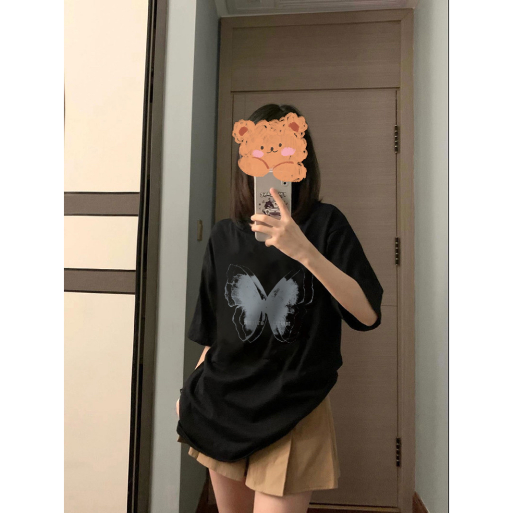 Áo Thun Tay Ngắn Màu Trắng Chất Liệu cotton Cao Cấp Thời Trang