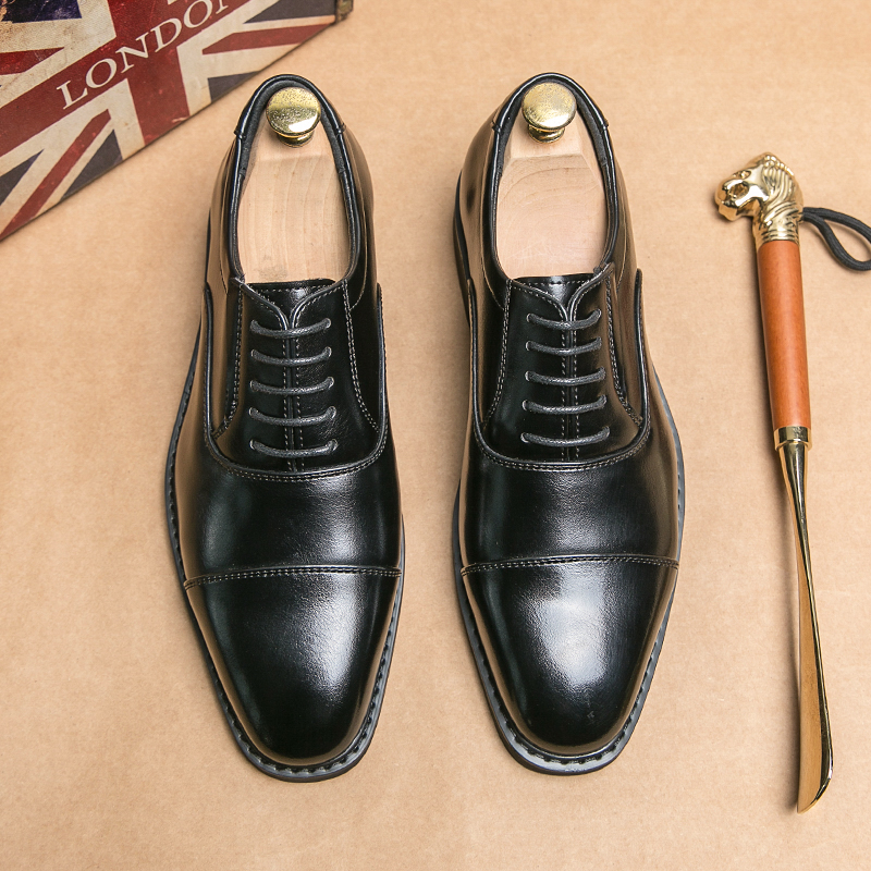 Giày Oxfords Brogues Da Mềm Cột Dây Kiểu Dáng Thời Trang Dành Cho Nam Giới