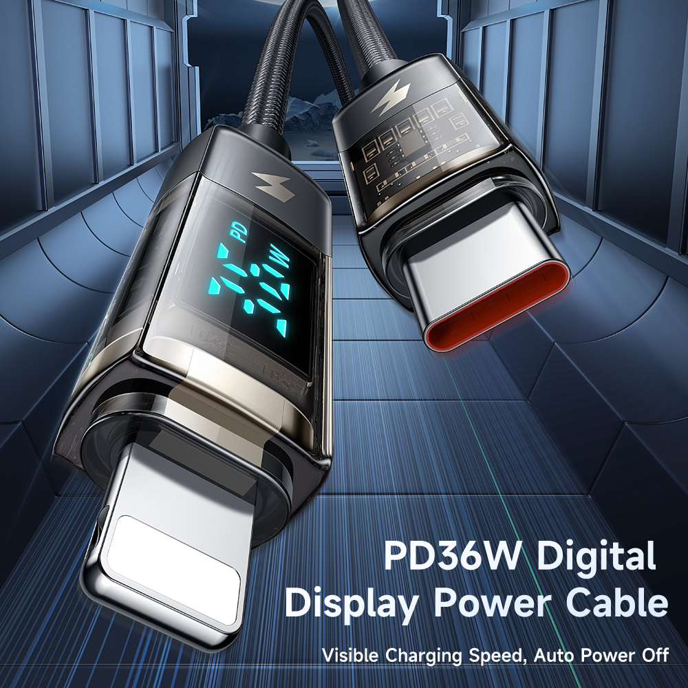 Dây Cáp Mcdodo i-Phone 36W PD Type C Sang Lightning Cho IP 14 13 12 11 Xr 8 7 CA-360