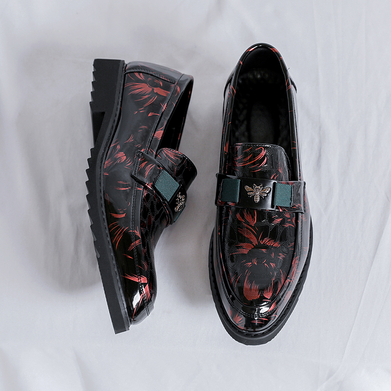 Giày Lười Da Bóng Chống Trượt Thời Trang Hàn Quốc Cho Nam