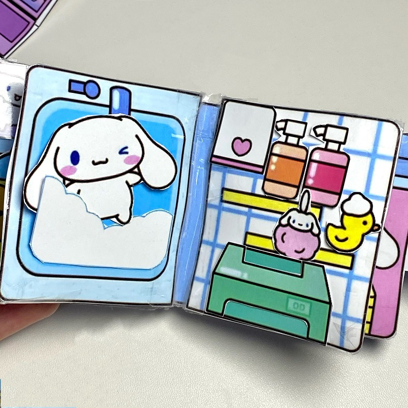 Sách Hạt Đậu Nửa Thủ Công Dễ Thương Giáo Dục Cho Bé diy