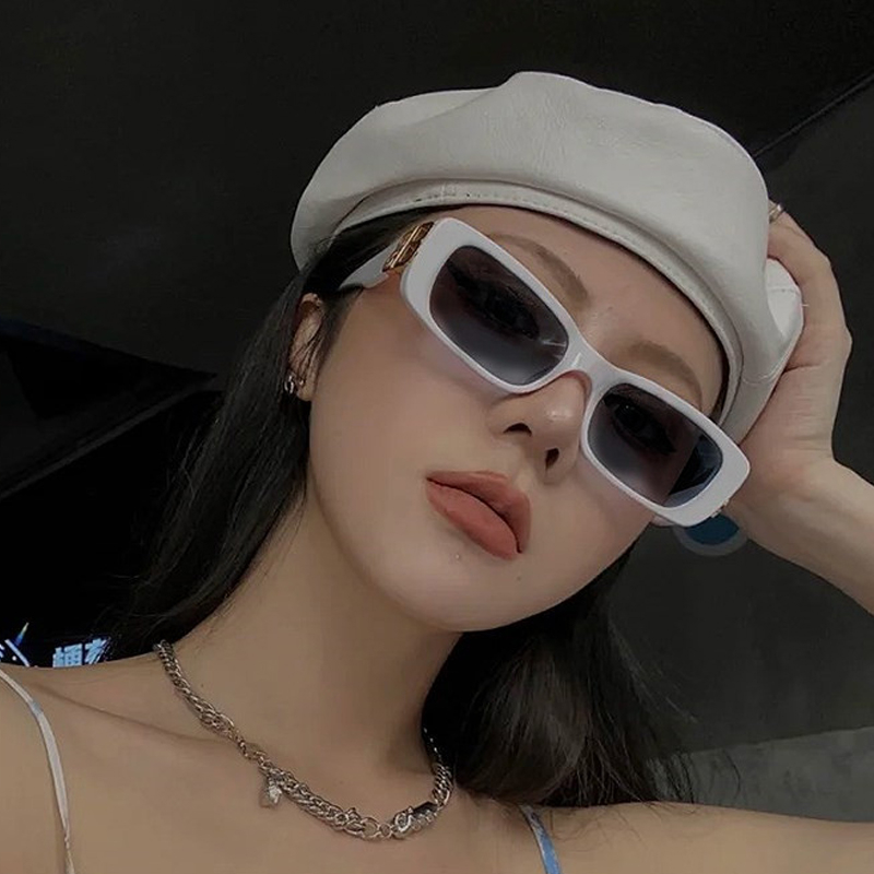 Kính mát gọng chữ nhật vuông thời trang sành điệu cho nam và nữ