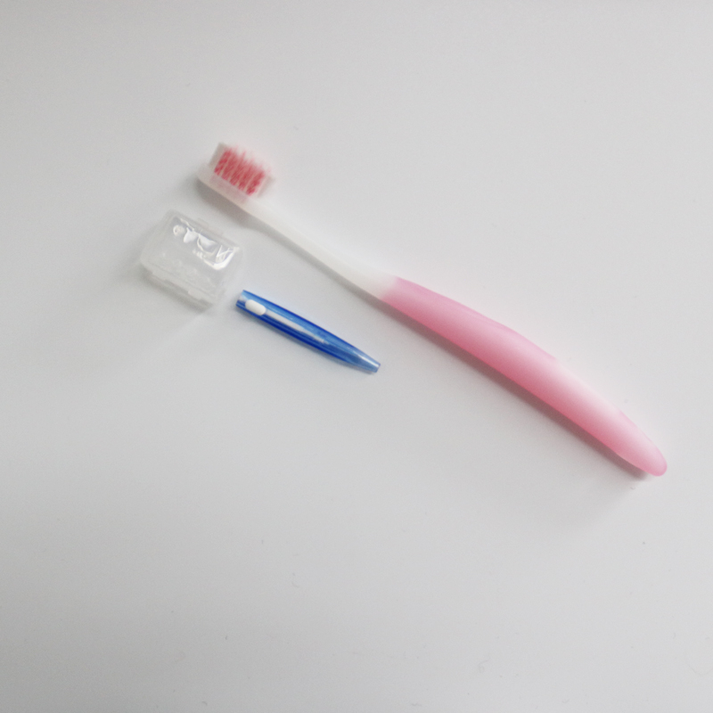 Set 2 Bàn Chải Đánh Răng Kèm Nắp Đậy   Orthodontic toothbrush interdental brush kit