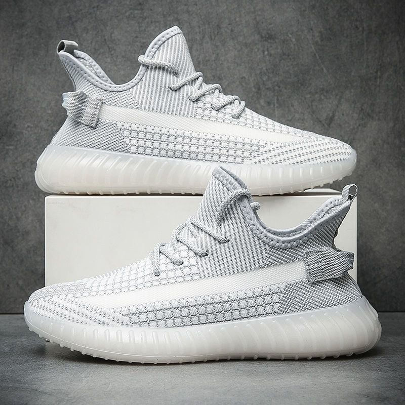 SHANMUSENLIN, Giày athleisure dệt ruồi thoáng khí mới dành cho nam Đáy mềm