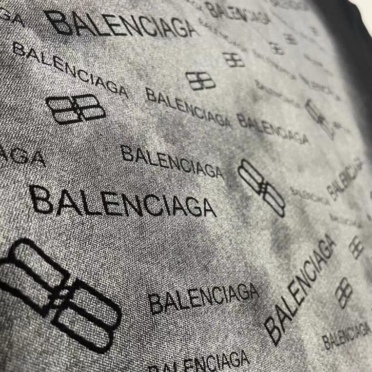 Balen-cia-ga Áo Thun Cotton Mùa Hè Tay Cộc In Họa Tiết Balenci Cỡ Lớn M-3XL Mới Cho Nam Và Nữ