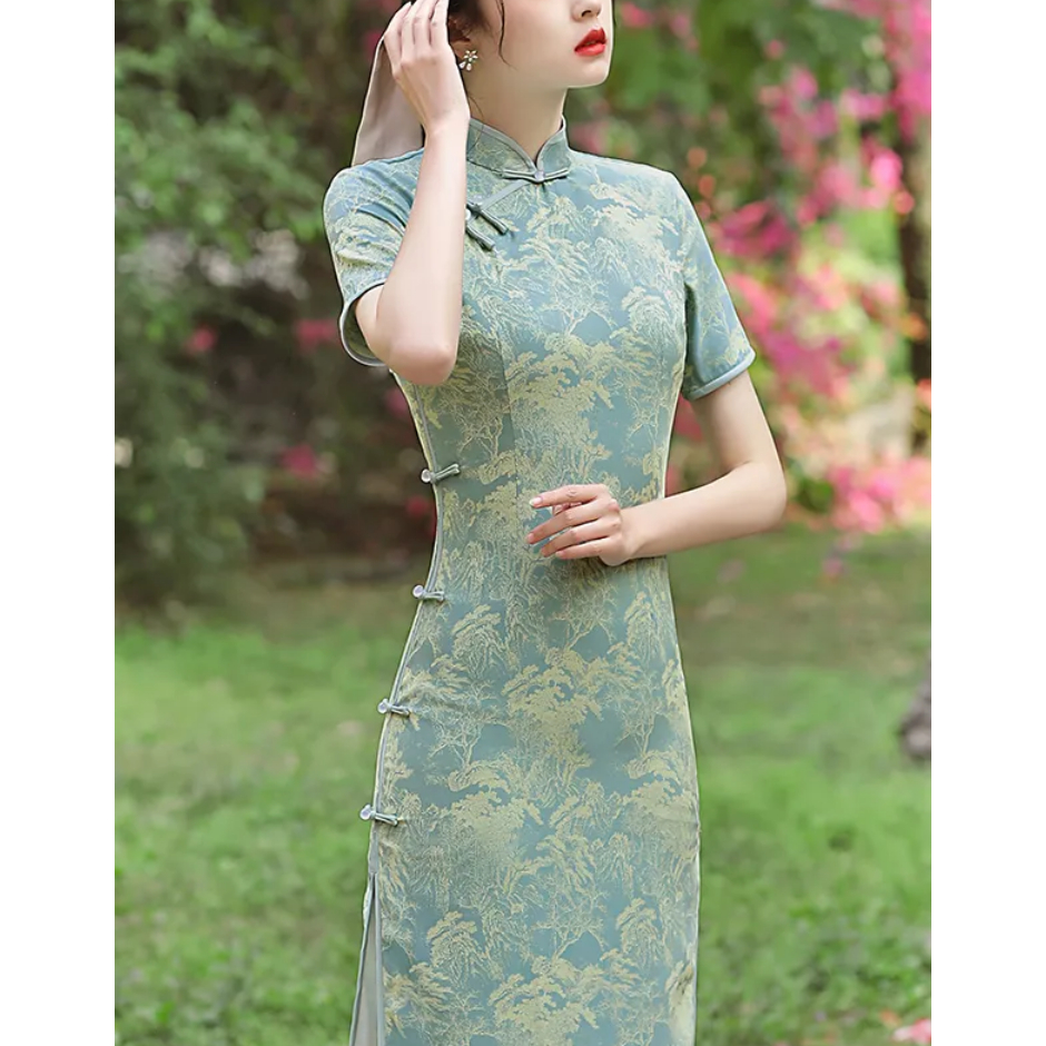 Đầm Sườn Xám Cách Tân Thời Trang Dành Cho Nữ