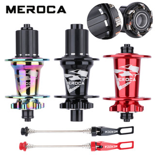 Meroca bộ đĩa phanh xe đạp leo núi 32 lỗ 100 / 135mm qr 5 bạc đạn 8 / 9 / 10 / 11 6 móng bằng hợp kim nhôm