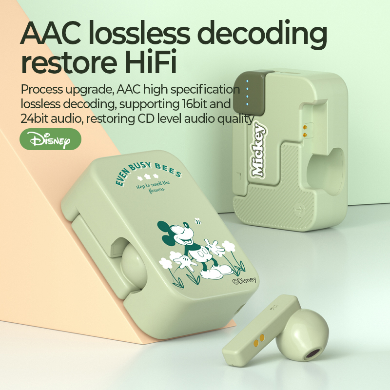 Tai Nghe Bluetooth 5.3 Không Dây Cảm Ứng Thông Minh Disney G60 PRO Có Mic