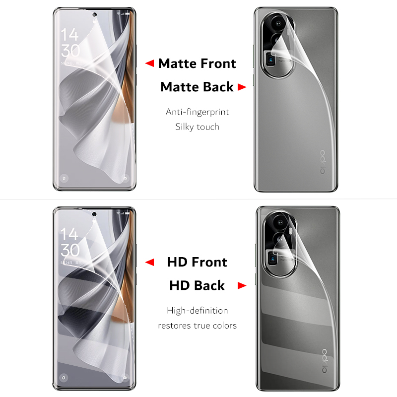Miếng Dán TPU Mặt Trước / Sau Cho OPPO Reno10 Reno 10 Pro Plus Pro + 5G