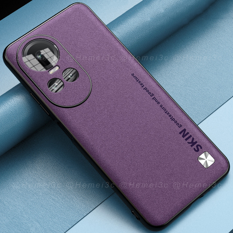 Ốp Điện Thoại Cứng Bề Mặt Da Cho OPPO Reno10 Reno 10 Pro Pro + 5G