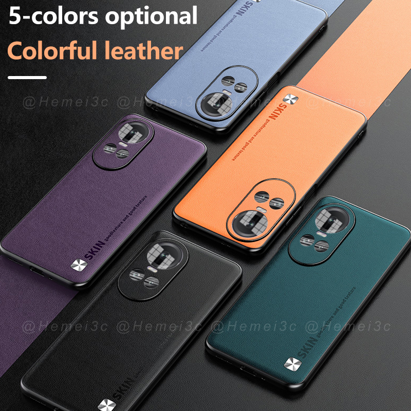 Ốp Điện Thoại Cứng Bề Mặt Da Cho OPPO Reno10 Reno 10 Pro Pro + 5G