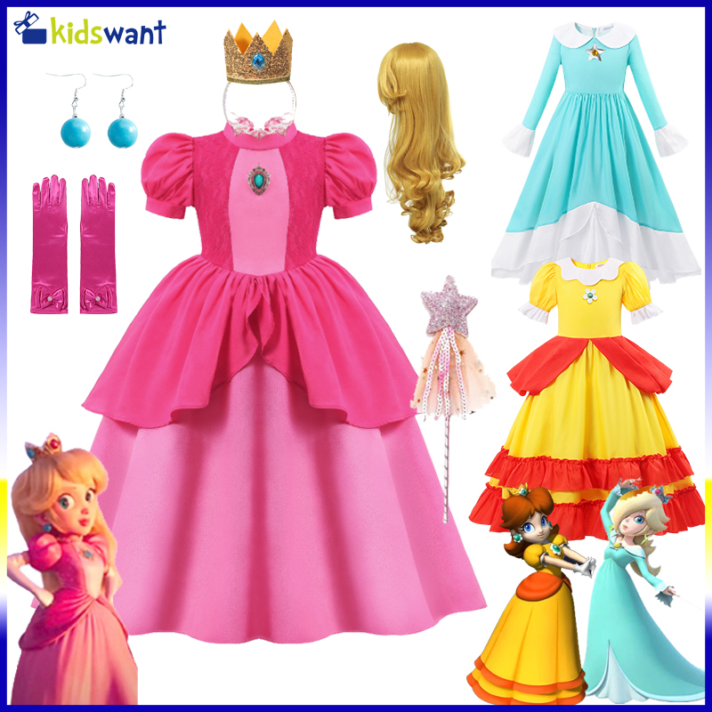 Trang Phục Hóa Trang Halloween Công Chúa Đào Mới 2023 Cho Bé Gái