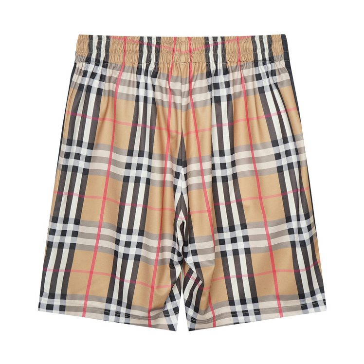 Quần Short unisex Bằng Vải cotton In Họa Tiết Burberr Sành Điệu