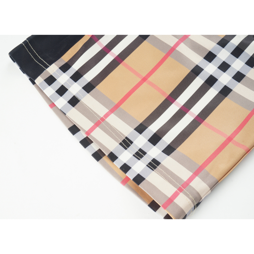 Quần Short unisex Bằng Vải cotton In Họa Tiết Burberr Sành Điệu
