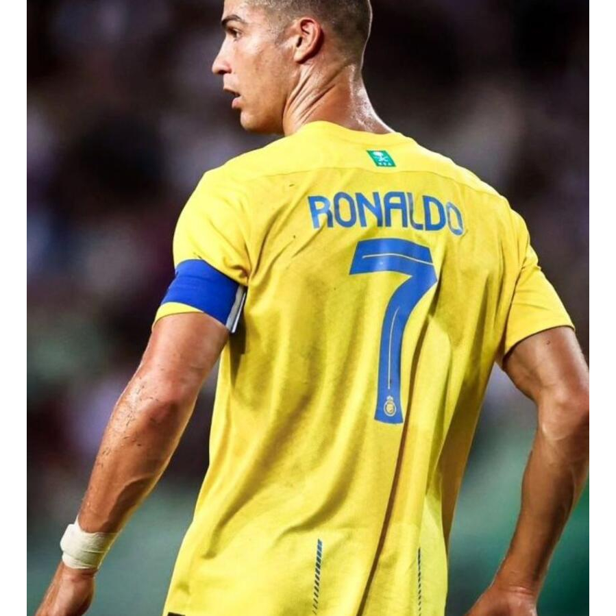 Al-nassr FC Áo Bóng Đá jersey RONALDO 2023 / 24 Chất Lượng Cao