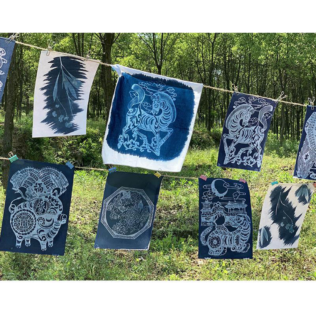 Jacquard Cyanotype on Vải Tự Làm - 50ml