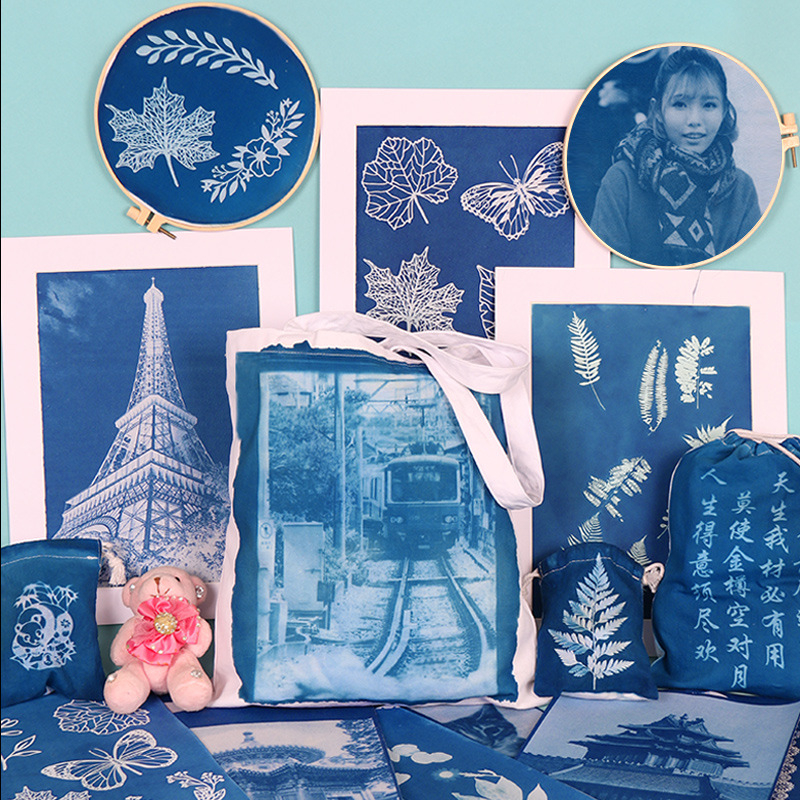 Jacquard Cyanotype on Vải Tự Làm - 50ml