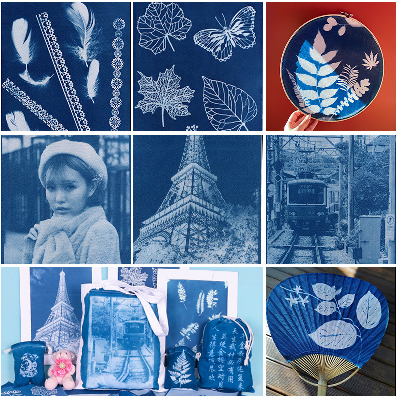 Jacquard Cyanotype on Vải Tự Làm - 50ml