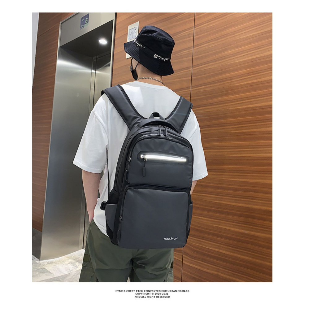 JINRU  Balo vải oxford nam  nhiều màu Cỡ Lớn Balo Thời Trang 2023 NEW  Comfortable ins Trendy fashion L25S054 37Z230910