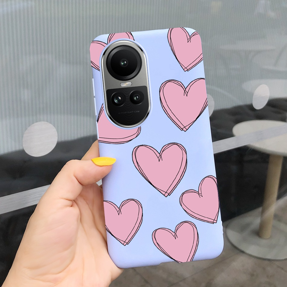 Ốp Điện Thoại Silicon Mềm Họa Tiết Bò Sữa / Phi Hành Gia OPPO Reno 10  / Reno 10 Pro  2023 Reno10 10Pro 5G