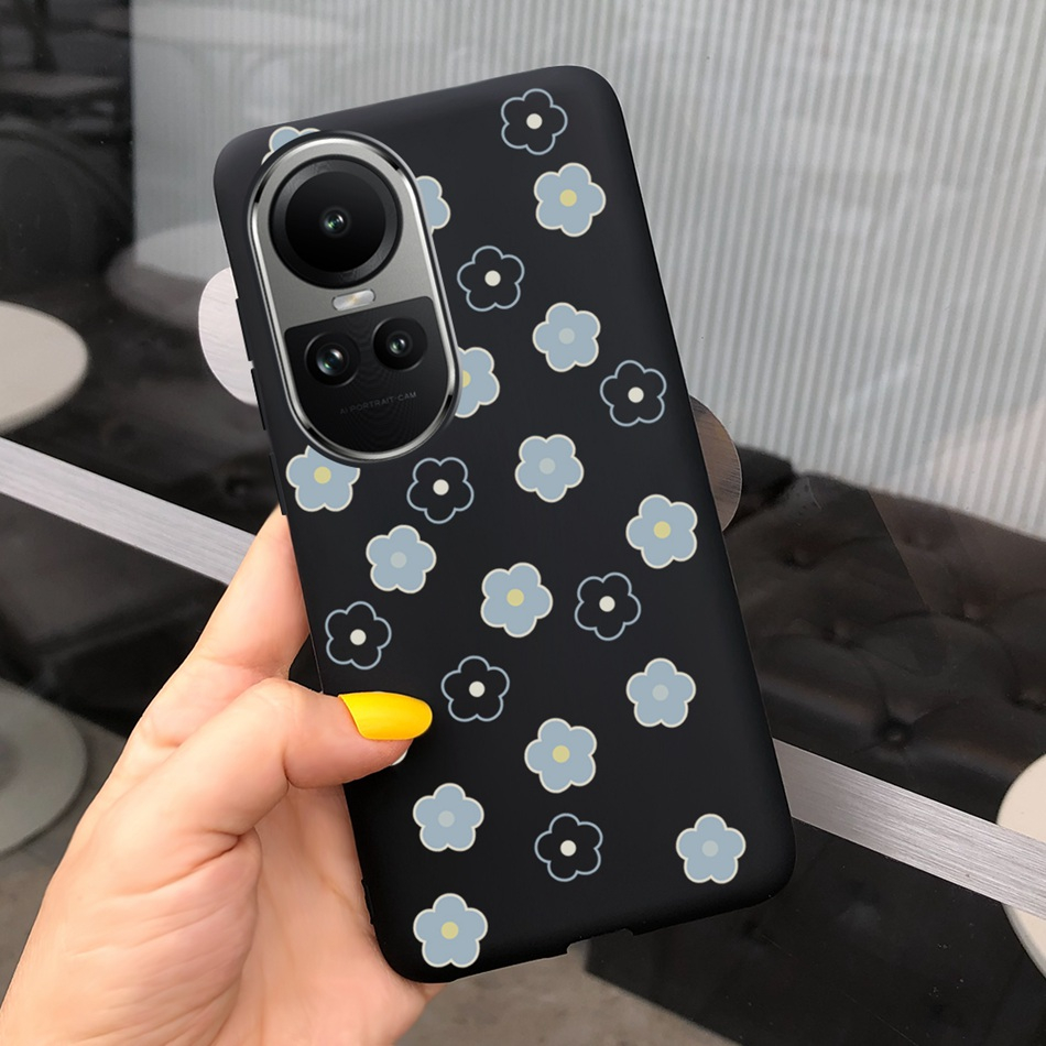 Ốp Điện Thoại Silicon Mềm Họa Tiết Bò Sữa / Phi Hành Gia OPPO Reno 10  / Reno 10 Pro  2023 Reno10 10Pro 5G