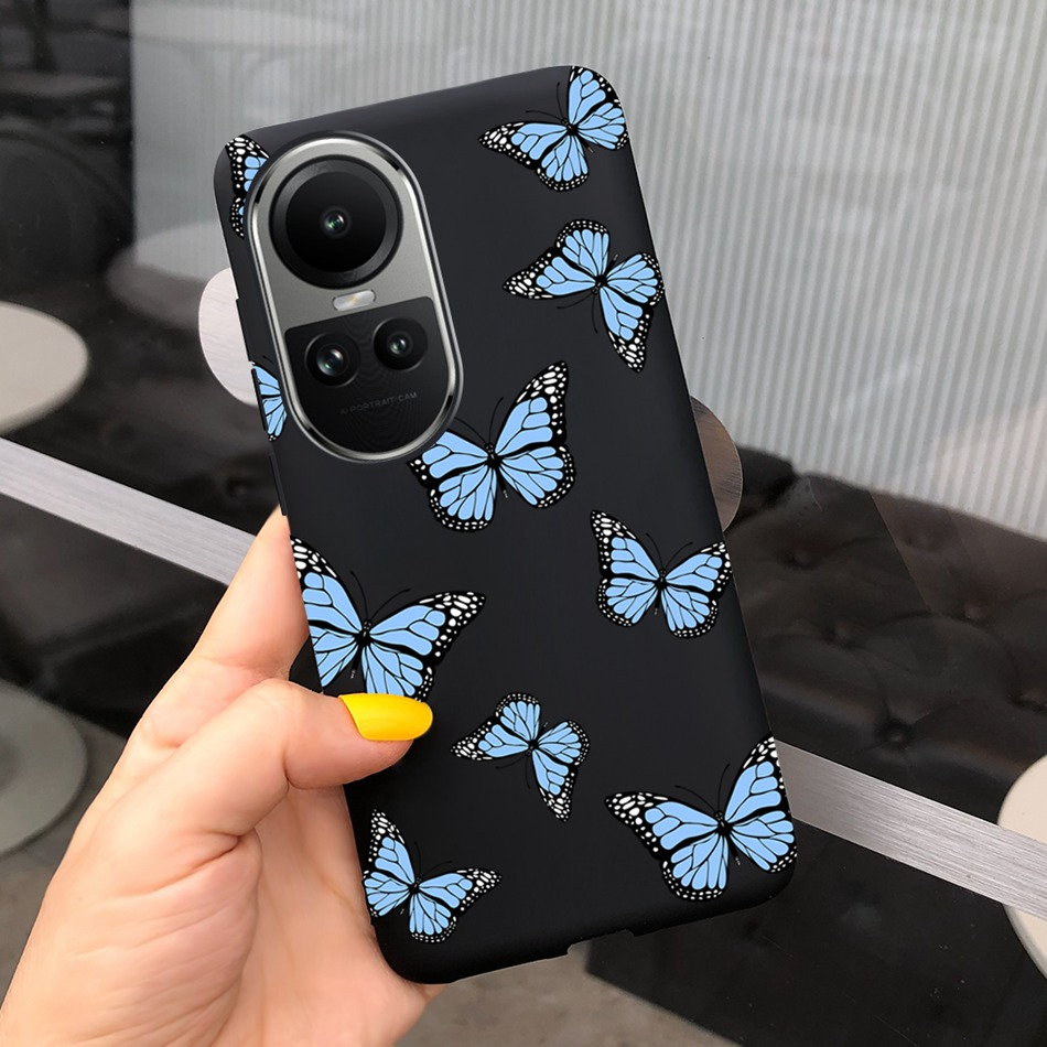 Ốp Điện Thoại Silicon Mềm Họa Tiết Hoa Hướng Dương Cho OPPO Reno 10 10Pro 2023 Reno10 10 Pro 5G CPH2531 CPH2525