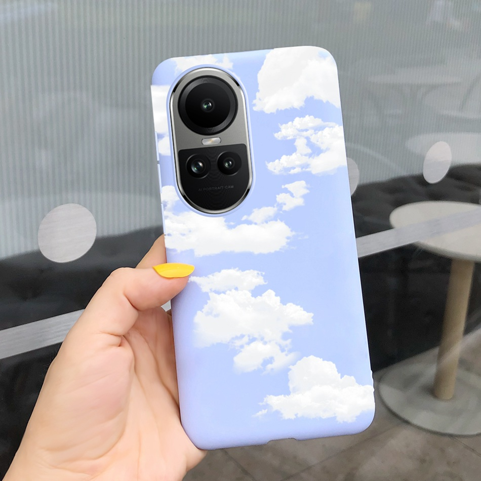 Ốp Điện Thoại Silicon Mềm Họa Tiết Hoa Hướng Dương Cho OPPO Reno 10 10Pro 2023 Reno10 10 Pro 5G CPH2531 CPH2525