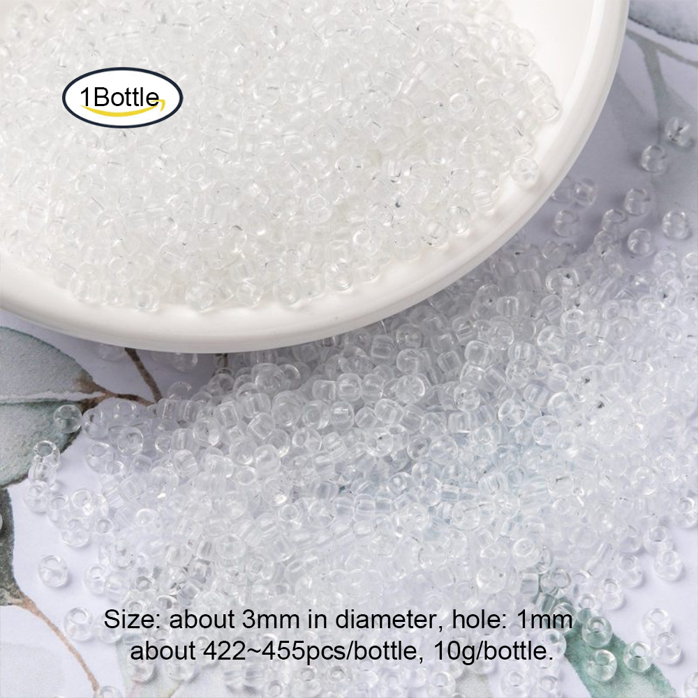 1 Lọ Hạt Xâu Tròn Nhật Bản MIYUKI  Vàng Mạ Kẽm 8 / 0 3mm: 1mm Khoảng 422~455 Cái / Chai 10g / Chai