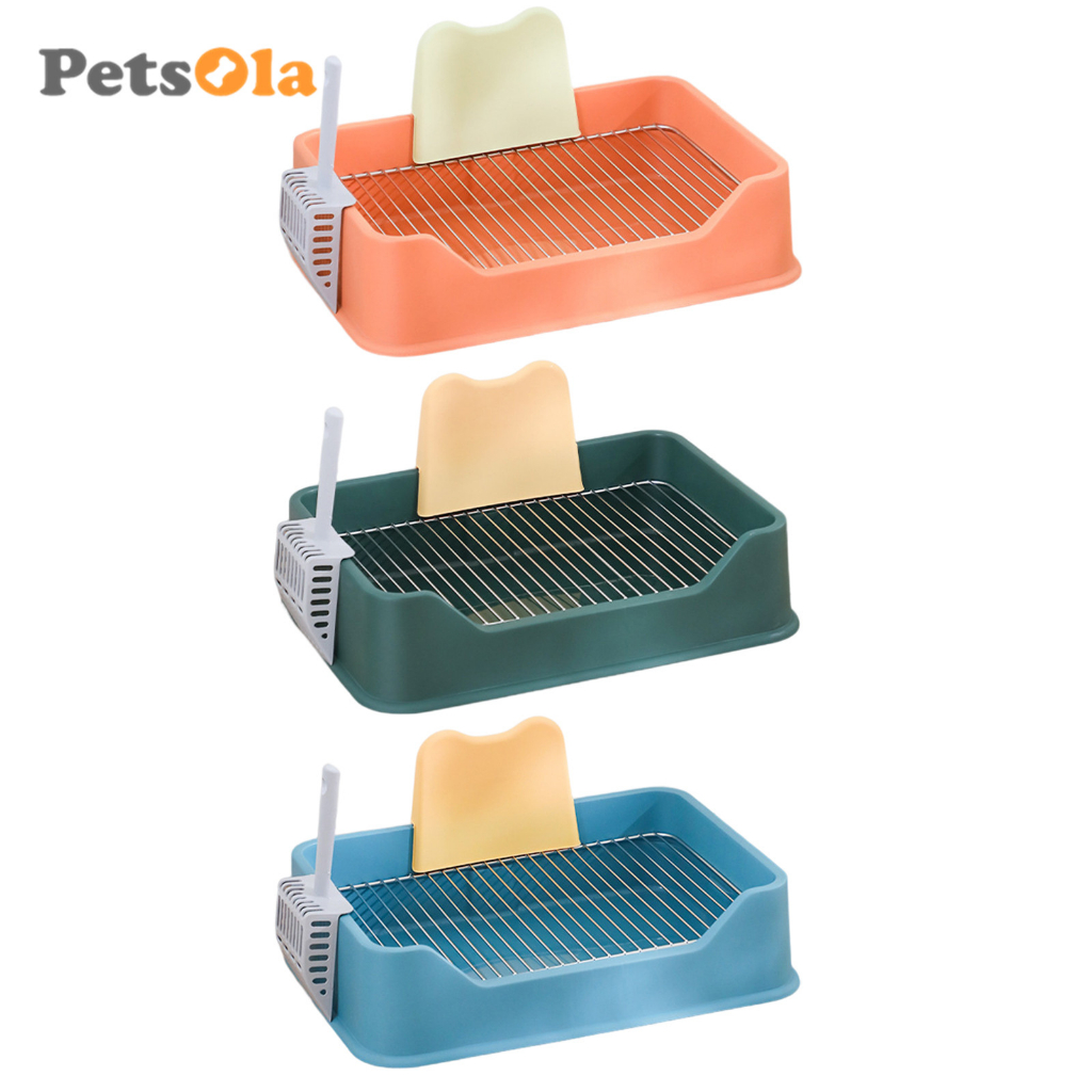 PETSOLA Khay Đi Vệ Sinh Chống Văng Nước Cho Thú Cưng