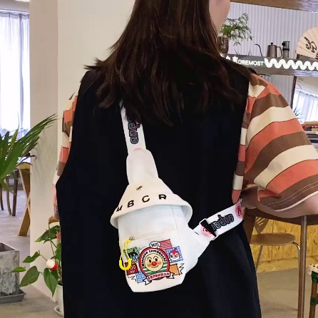 PUMB túi túi vải đeo chéo túi đeo chéo đi học L21T0RJ