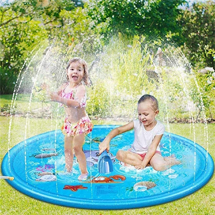 Thảm phao phun nước 170*170cm Bể bơi phao bơi, phao bơi cho bé, bể bơi phao