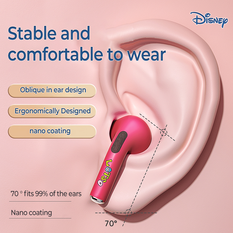 Tai Nghe Nhét Tai Thể Thao Không Dây Bluetooth 5.3 Chống Nước Giảm Tiếng Ồn Disney Q50