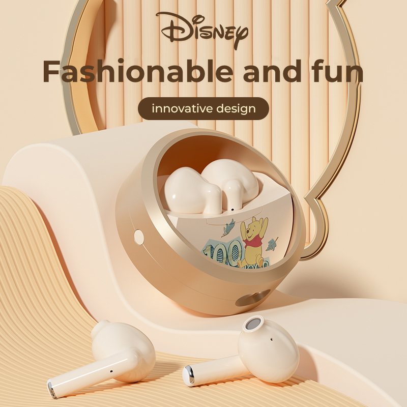 Tai Nghe Bluetooth 5.3 Không Dây Cảm Ứng Kép Kèm Mic Disney TDX11