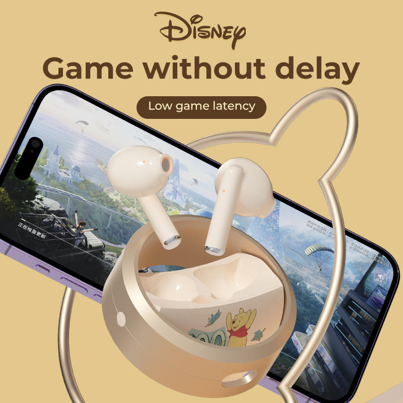 Tai Nghe Bluetooth 5.3 Không Dây Cảm Ứng Kép Kèm Mic Disney TDX11