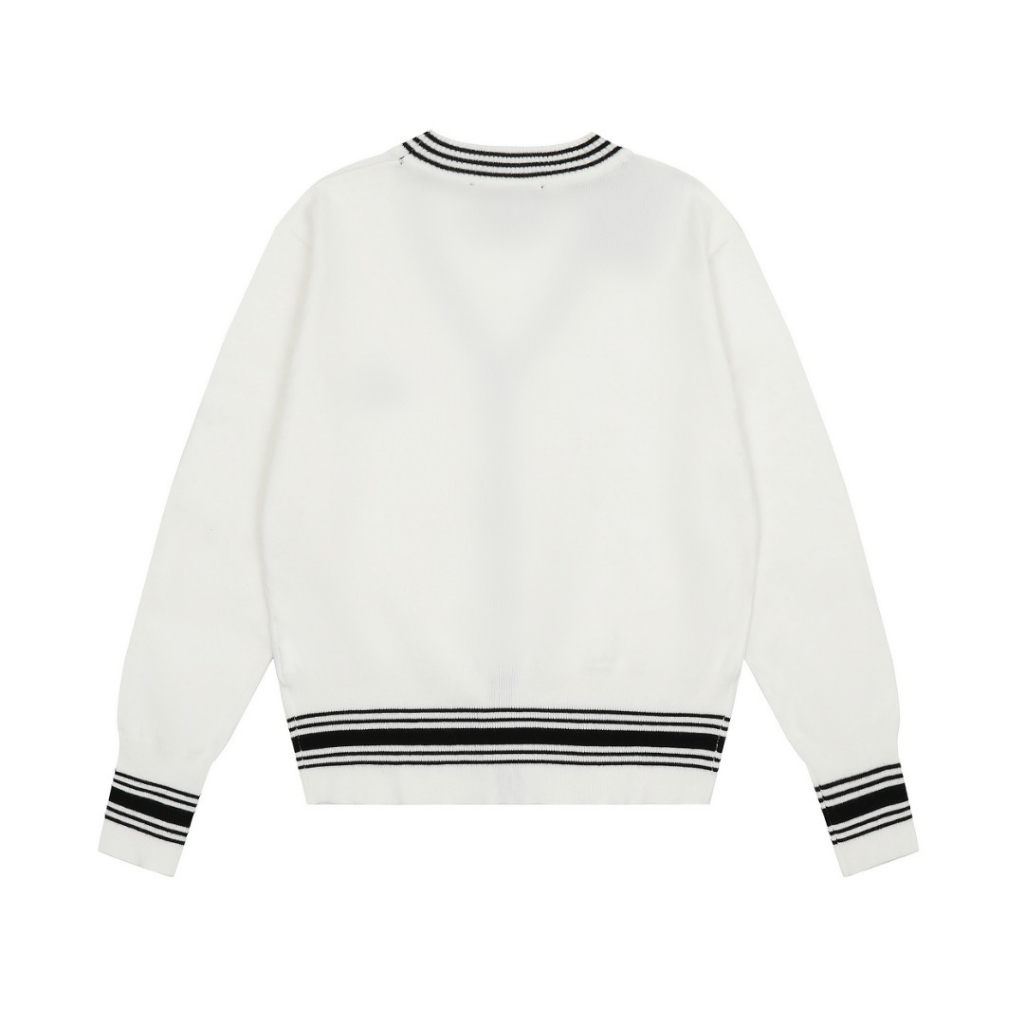 Mới Áo Khoác cardigan Dệt Kim Thêu Chữ Vivienne West Wood