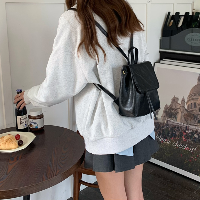 Balo Thiết Kế Đơn Giản Phong Cách Retro Cho Nữ