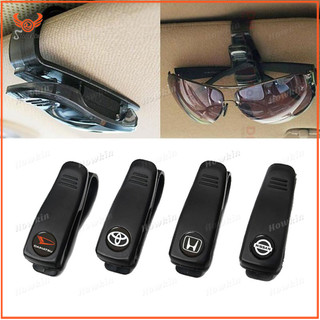 Kẹp Giữ Mắt Kính Gắn Xe Hơi Hình logo Xe Hơi