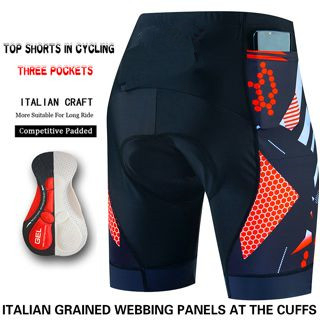 Quần Short Đạp Xe Có Đệm Gel 5D Thoáng Khí Cho Nam