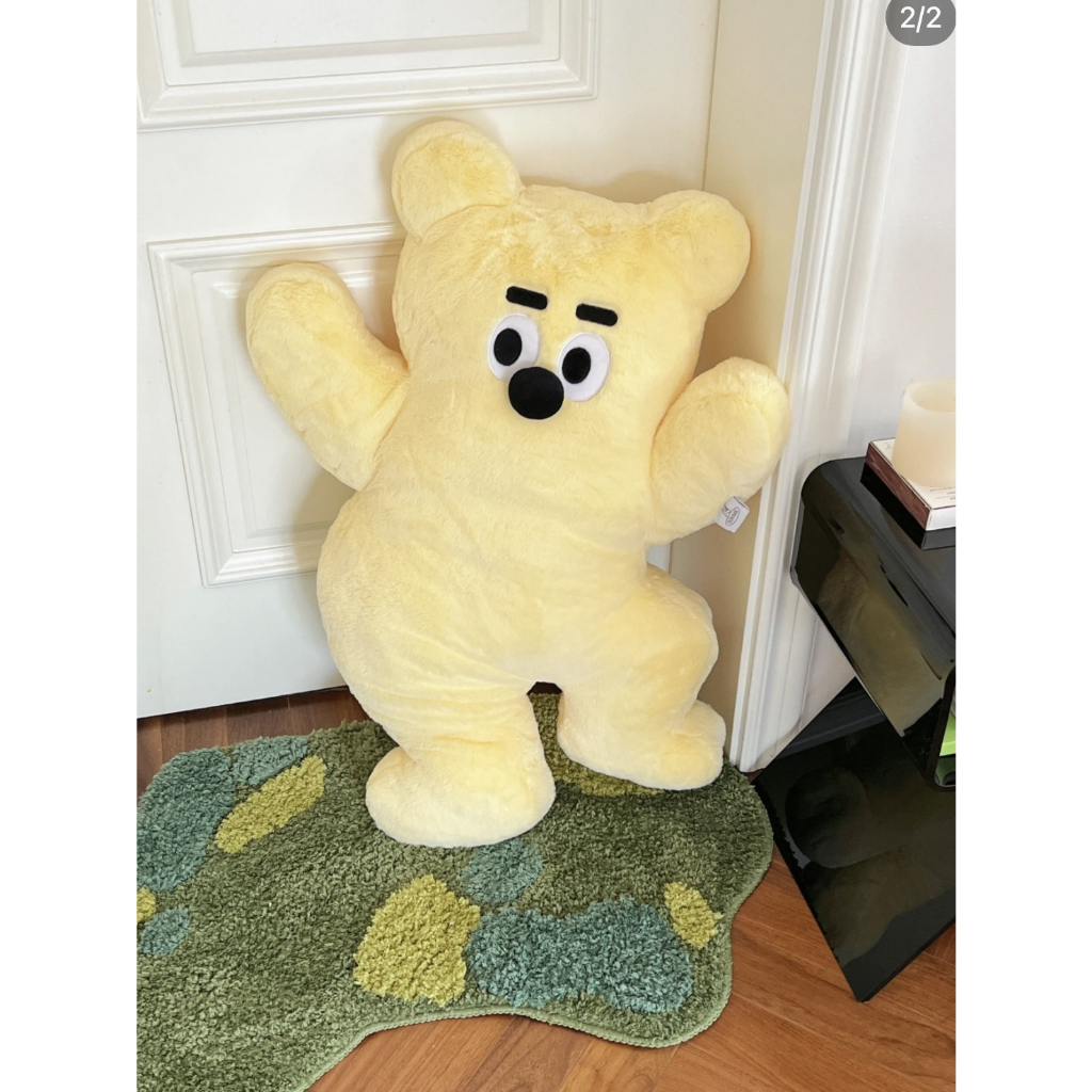 Gối Ôm Hình Gấu Vàng Bằng Nhung Dễ Thương Xinh Xắn