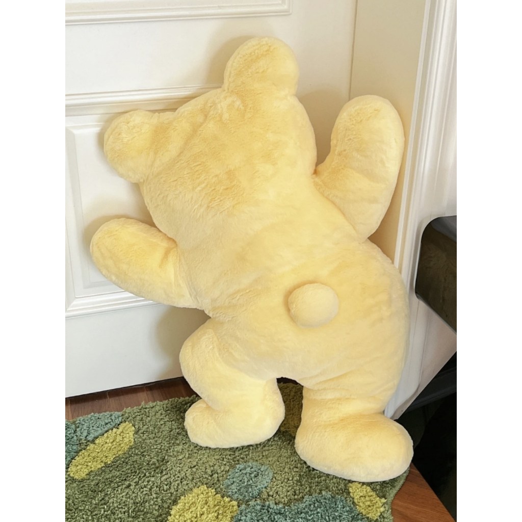 Gối Ôm Hình Gấu Vàng Bằng Nhung Dễ Thương Xinh Xắn