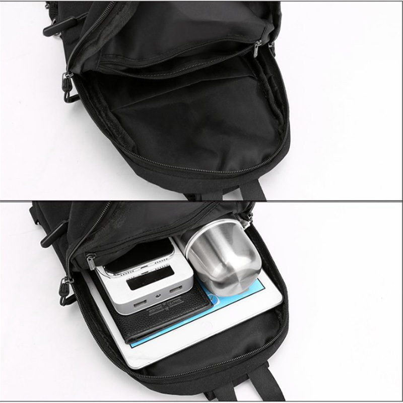 Túi Đeo Chéo Ngực Vải Oxford Thời Trang Cho Nam