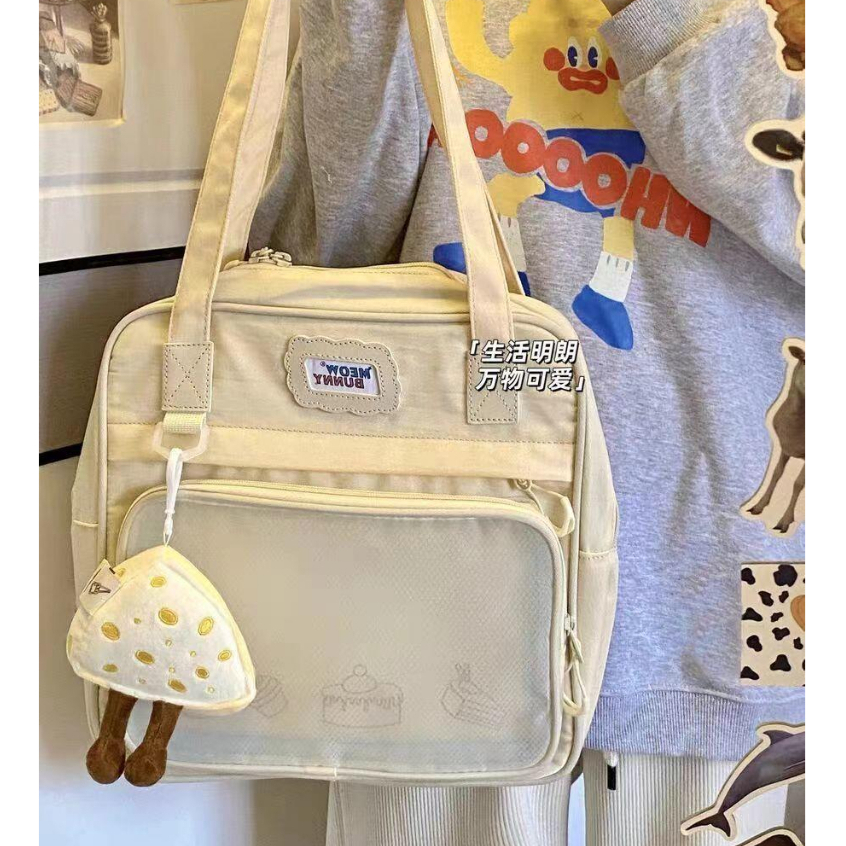 Just STAR Túi vải Nhật Bản Ý Hợp Thời Trang Cho Học Sinh