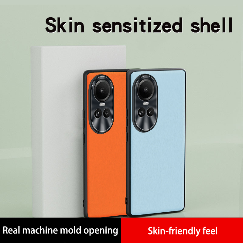 Ốp Điện Thoại Cứng Bề Mặt Da Cho OPPO Reno10 Reno 10 Pro Plus Pro + 5G