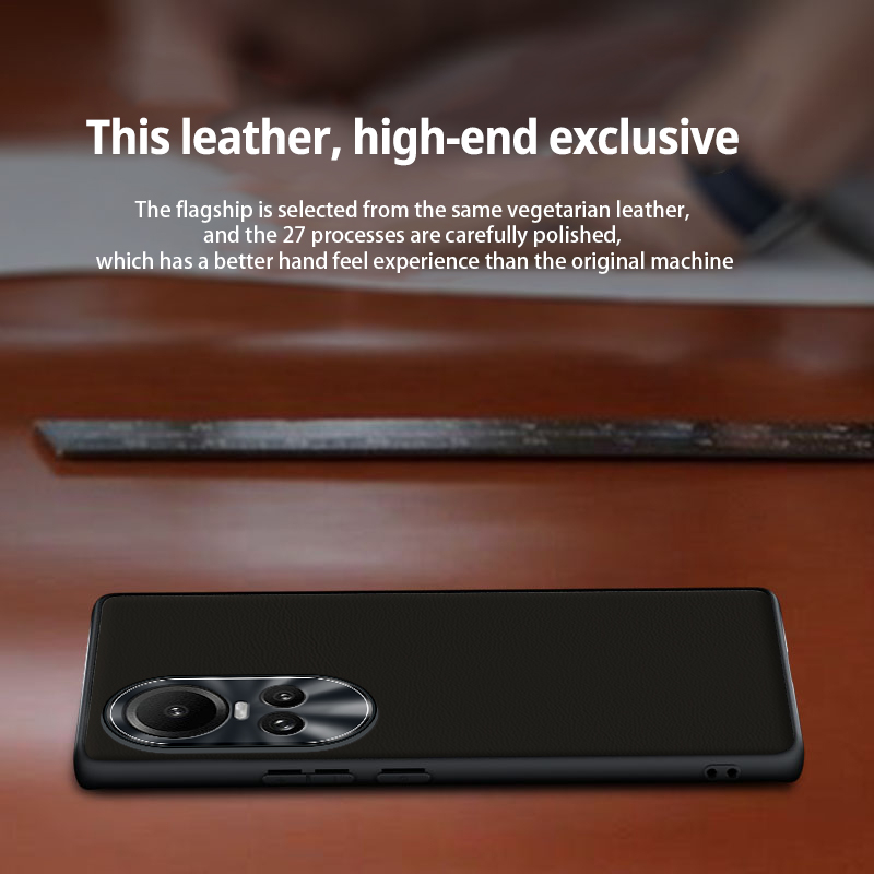 Ốp Điện Thoại Cứng Bề Mặt Da Cho OPPO Reno10 Reno 10 Pro Plus Pro + 5G