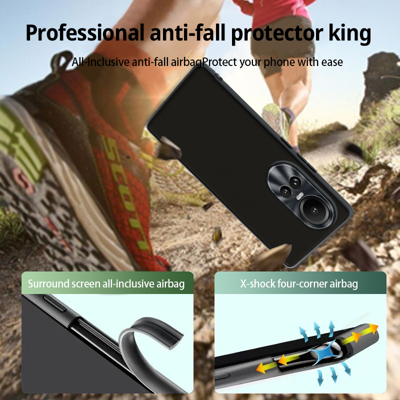 Ốp Điện Thoại Cứng Bề Mặt Da Cho OPPO Reno10 Reno 10 Pro Plus Pro + 5G