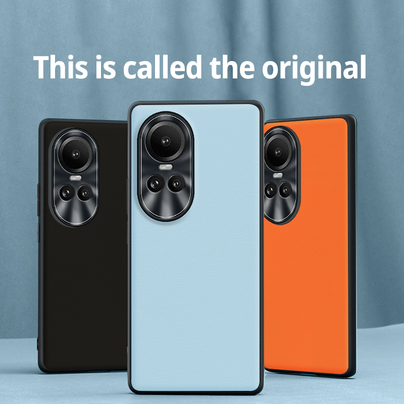 Ốp Điện Thoại Cứng Bề Mặt Da Cho OPPO Reno10 Reno 10 Pro Plus Pro + 5G