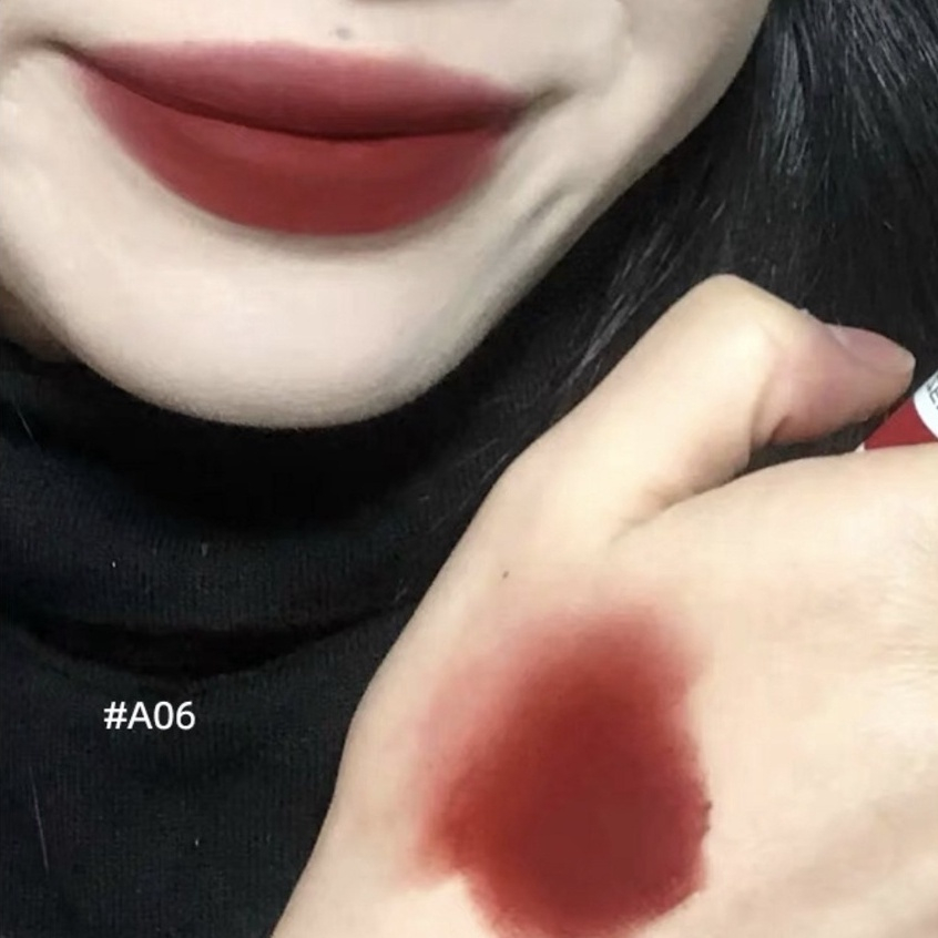 Son kem Sắc tố môi đất sét son môi dạng lỏng lâu trôi son kem chống thấm nước