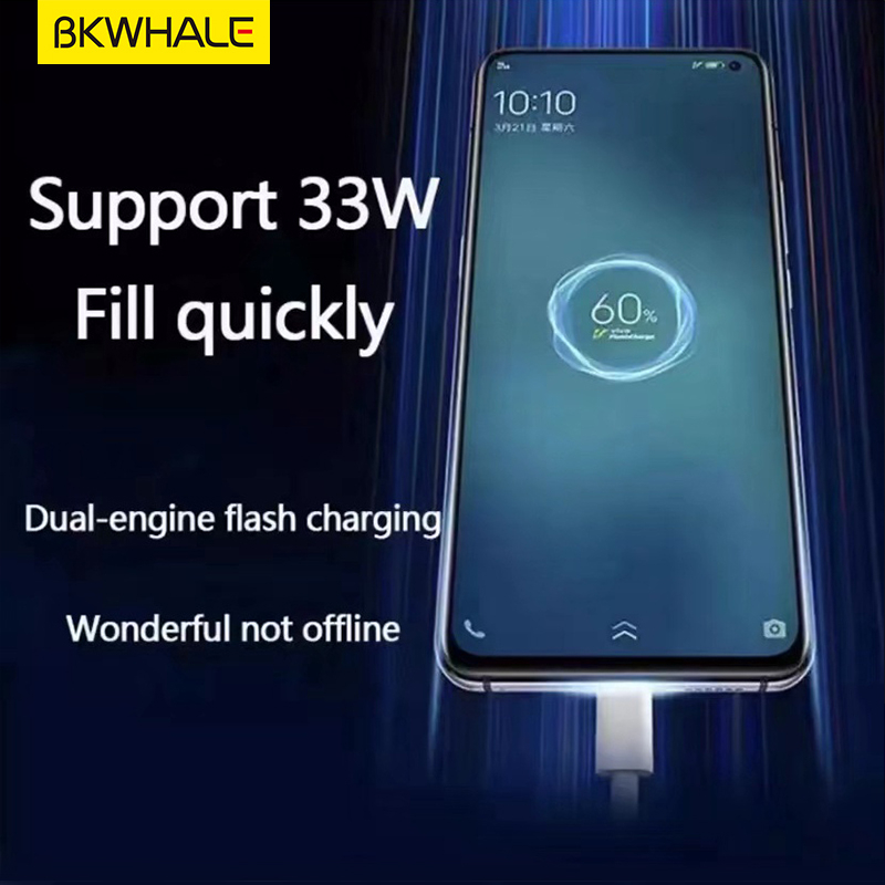 Cáp Sạc Nhanh 33W 3A Type-C Cho Điện Thoại Vivo T1X Y21 Y23 Y25